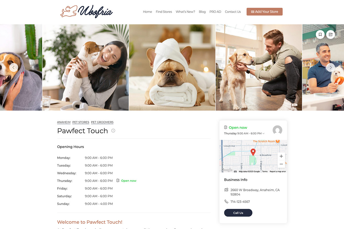 Enhanced Store Profile